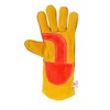 Safety Master Premium Welding Gloves, Yellow Cow-Split Leather With Reinforced