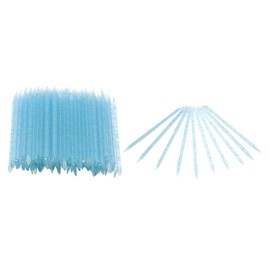 100 Palillos de Plástico para el Cuidado de Uñas para Manicura y Pedicura, Empujador de Cutículas Duradero y Herramientas de Eliminación de Piel Muerta, Biselados en un Extremo y
