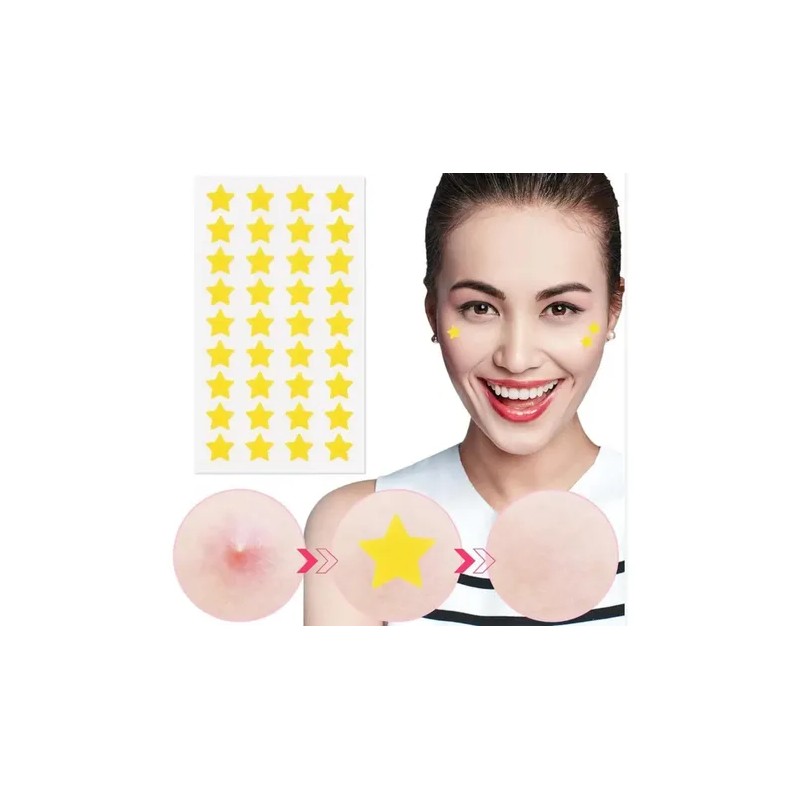 Parches Antiacné Acne Patche Hydrocolloid Para Rostro, Pack 600 Unidades