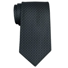 Premium Woven Tie Texture 8 cm Available in Various Colours - Einheitsgröße black