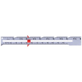 Sewing Gauge Measuring Sliding Gauge Fabric Quilting Ruler Aluminum Alloy Measuring Tool Knitting Crafting Sewing Hemming Sewing Ruler Tool,Measuring Tool
