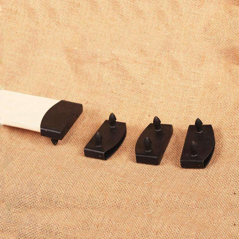 XIAONAN 54 mm, 20 pieces, slatted frame brackets, black, end