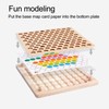 Children Wooden Clip Beads Puzzle Board Hands Brain Training Bead