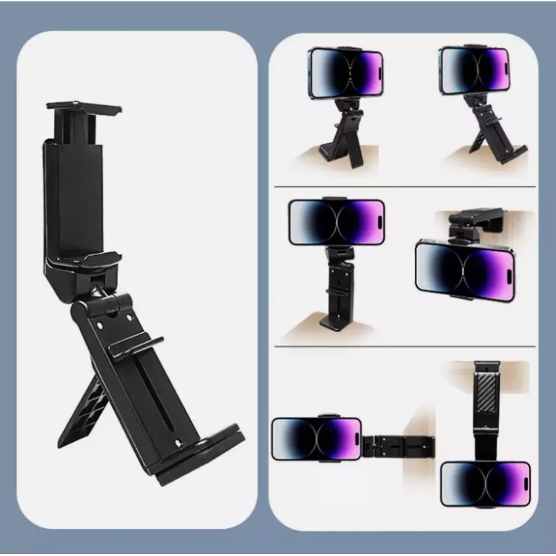 Universal Airplane in Flight Phone Mount Rotating Desk Phone Holder