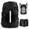 LAMA 2 Pack Waterproof Rain Cover for Backpack, Reflective Rucksack
