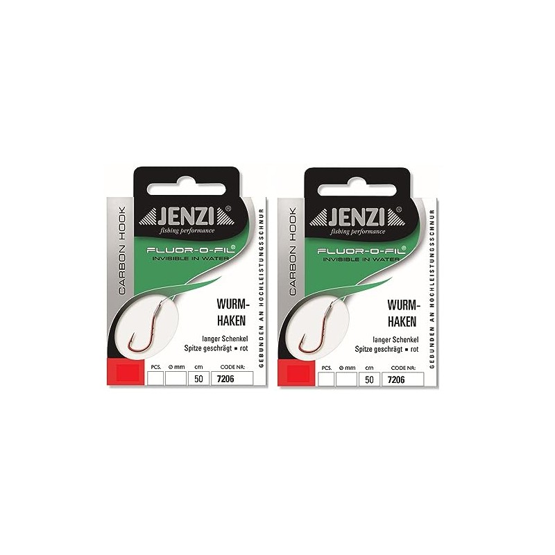 Set of 2 packs of Jenzi Red Tied Fluorine Carbon