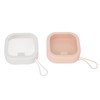 2pcs Hair Tie Organizer Box Multifunctional Transparent Top Hair Accessory