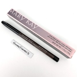 Mary Kay BRUNETTE Eyebrow Brow Definer Wood Pencil 034731 NEW In Black Pink Box