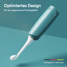 HappyPo Butt Shower with Storage Bag, Optimised Design, Gentle on Sensitive Skin, for Women, Men and Children, for Butt and Intimate Area, Soft and Clean - Plastic - Petrol Colour