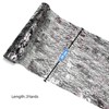 1 Roll 3 Yards Black Sliver Table Runner 29CM Glitter