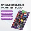 Operational Amplifier Test Module Board OP-AMP Tester for Single, Double,