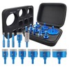 Tile Hole Saw Kit Diamond- BRSCHNITT 11pcs Diamond Core Drill