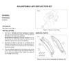 KIWI MASTER New Adjustable Air Deflectors Side Wings Windshield Fairing