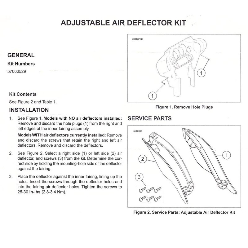 KIWI MASTER New Adjustable Air Deflectors Side Wings Windshield Fairing