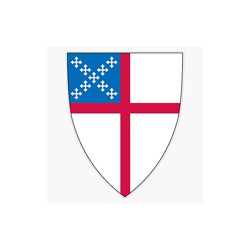 Generic episcopal flag Sticker Vinyl Bumper Sticker Decal Waterproof 5