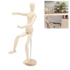 16in Wooden Mannequin Mini Flexible Rotating Sketch Drawing Wooden Figures