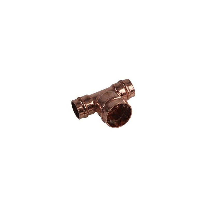 [UNBRANDED] 15X15X22MM REDUCING TEE, SOLDER|FITTINGS SOLDER PIPEWORK - 32553409