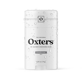 Oxters | In-Shower Underarm Wash for Women and Men | Natural Ingredients with Activated Charcoal, Sea Salt, Flaxseed, and Shea Butter | Charcoal Grit