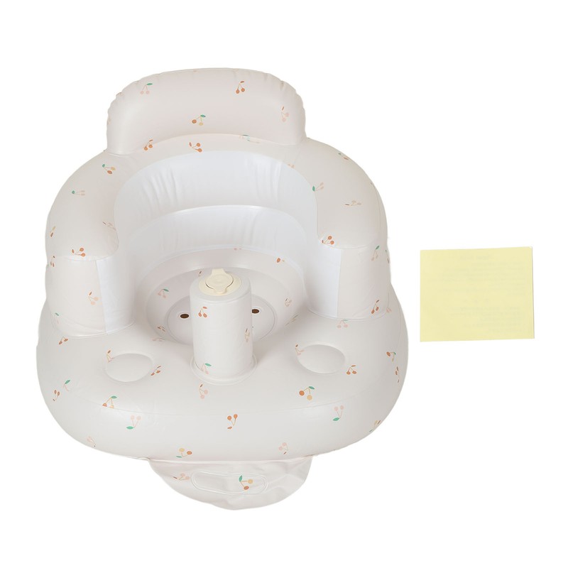 Baby Inflatable Seat with Air Pump Back Portable Safe Soft