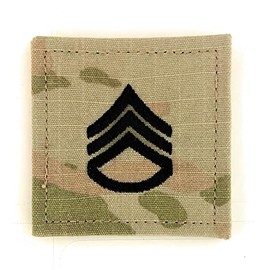 Insignia Depot US Army OCP Rank 2x2 with Hook Fastener - Staff Sergeant