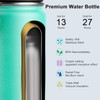 Koodee Insulated Water Bottle, 18 oz Stainless Steel Double Wall