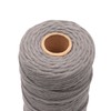 Vaessen Creative Macrame Yarn Dark Grey, 3 mm x 100