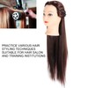 MUNEFE Hairdressing Mannequin Head, Hair Braiding Mannequin Head, Mannequin Head