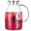 Karafu Glass Pitcher with Lid, 68Oz Heat Resistant Water Jug