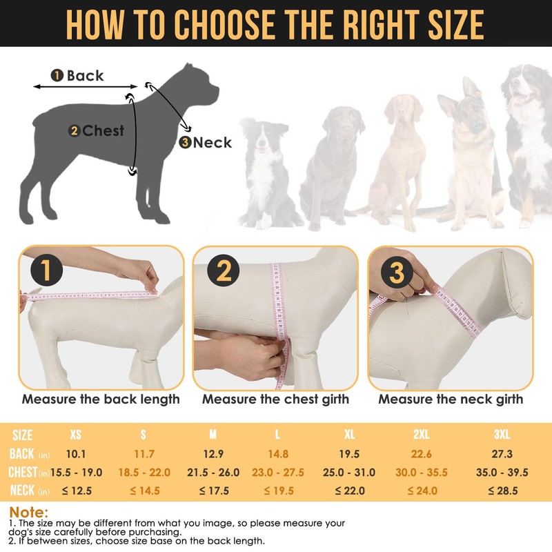 SlowTon Dog Raincoat, Adjustable Dog Rain Jacket Clear Hooded Double