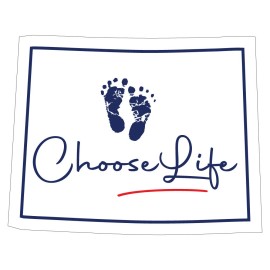 Wyoming Sticker Pro-Life Sticker