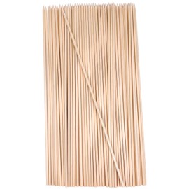 12" Natural Bamboo Wooden Skewers the diameter is 4mm (100 PCS) for BBQ, Fruit，Cocktail，Kabob，Chocolate Fountain，Appetiser,Grilling，Kitchen，crafting and Party