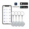 Nutale Findthing Schlüsselfinder Grau 4PCS - Schlüssel Finden mit App