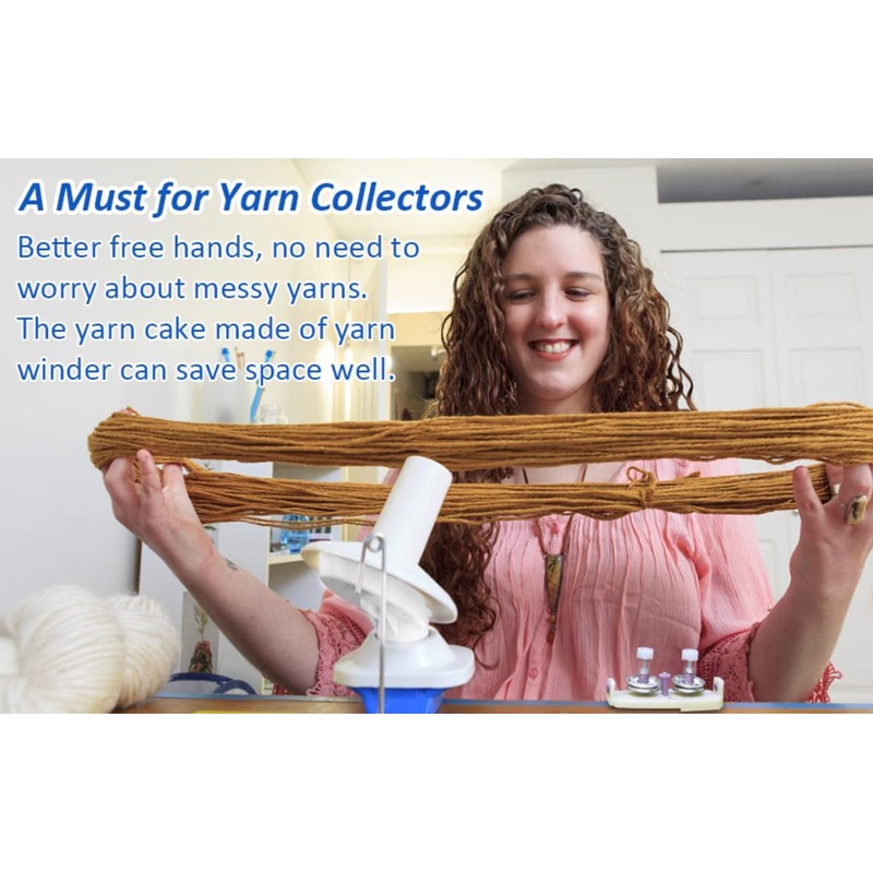 Yarn Winder, Wool Winder for Crocheting, Simple Installation Yarn Ball