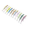 11 Pcs Simulation Minnow Lure Plastic Fishing Bait Fishing Accessories