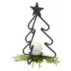 3-D CHRISTMAS TREE Wrought Iron Tea Candle Light Stand Holiday