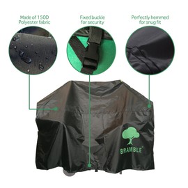 Bramble - XL Universelle Grillabdeckung, 170x117x61cm - Anti-UV, Wasserdicht & Wetterfest - Stabil & Langlebig