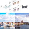 Gativs Vintage Rimless Sunglasses 4 Pairs Vintage Glasses Rimless Retro