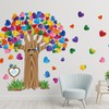 103 Pieces Classroom Tree Bulletin Board Set Bulletin Board Hearts