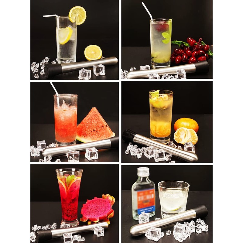 YSTrillion Cocktail Muddler 25 cm Crushed Ice Hammer Cocktail Muddler
