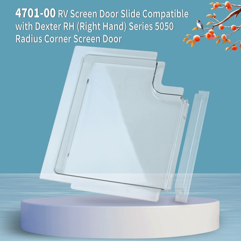 4701-00 RV Screen Door Slide Panel Replacement Clear Plexiglass, 4700-00