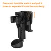 sourcing map Flashlight Holder Rotatable Torch Light Carry Case Fits