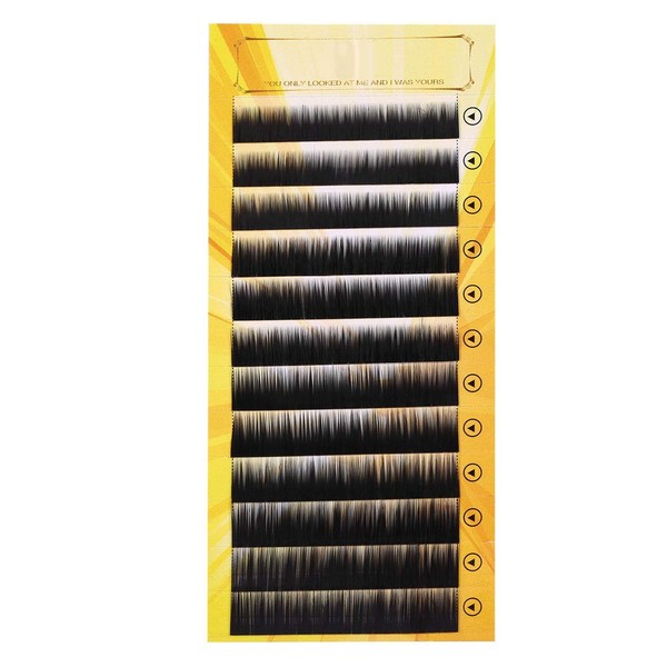 Individual Eyebrow Extension Kit 12×6×2 Mixed False Eyebrow Extension Fake