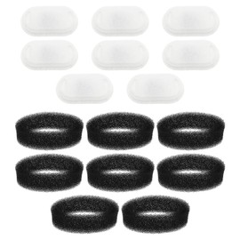 EMSea 8Pcs Pet Water Fountain Filters Replacement with Sponge Compatible with PETLIBRO 67oz/2L Stainless Steel Cat Water Fountain