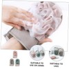 minkissy 3sets Reusable Bath Mitt Shower Gloves Exfoliating Scrubbing Gentle