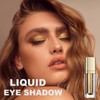 Liquid Glitter Eyeshadow, Metallic Shimmer Eyeshadow Sparkly Eye Shadows Eyeliner