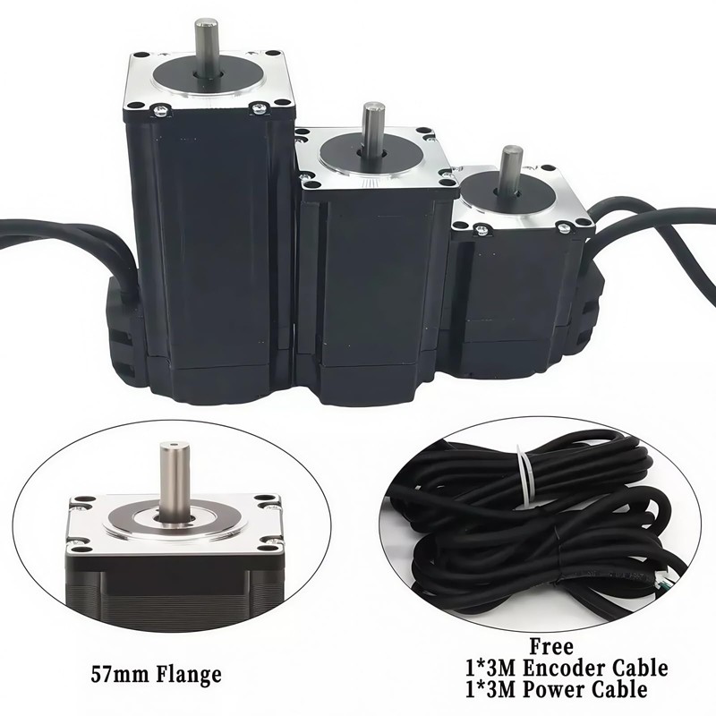 TOSEASTARS Nema 23 57mm Closed Loop Stepper Motor Kit DSP
