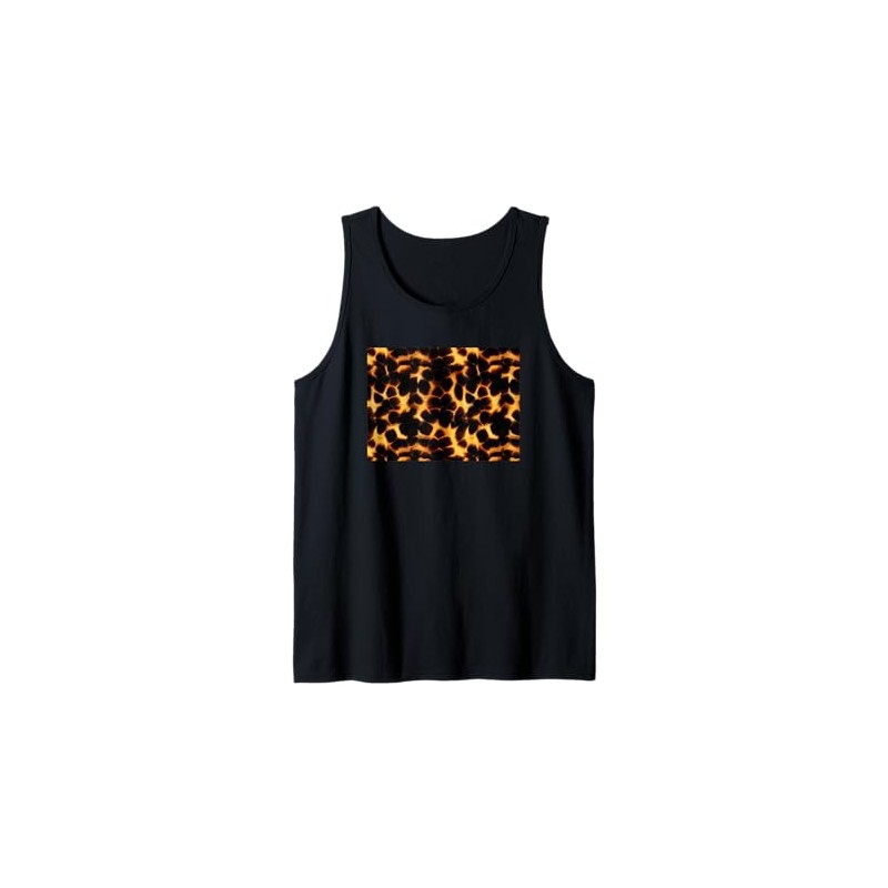 Tortoise Shell Pattern Art Wild Animals Pattern Lovers Tank Top