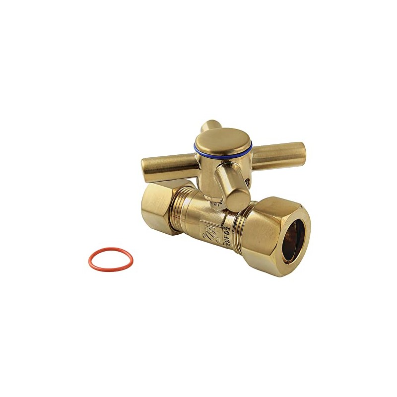 Kingston Brass CC44457DX 5/8-Inch OD Comp x 1/2-Inch OD Comp