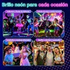 Pintura de Cara de Neón Brillante Uv Cera para Cabello