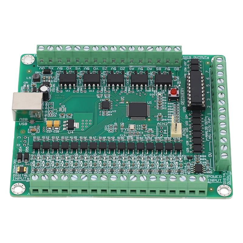 USB Motion Card 500KHZ CNC 5 Axes Breakout Board Stepper